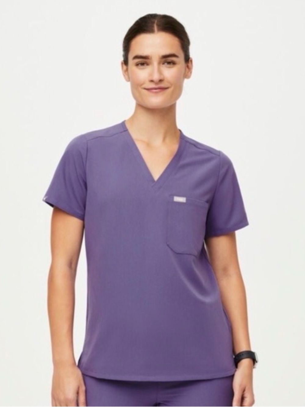 Catarina One-Pocket Scrub Top™ -  AMETHYST  *LIMITED EDITION*